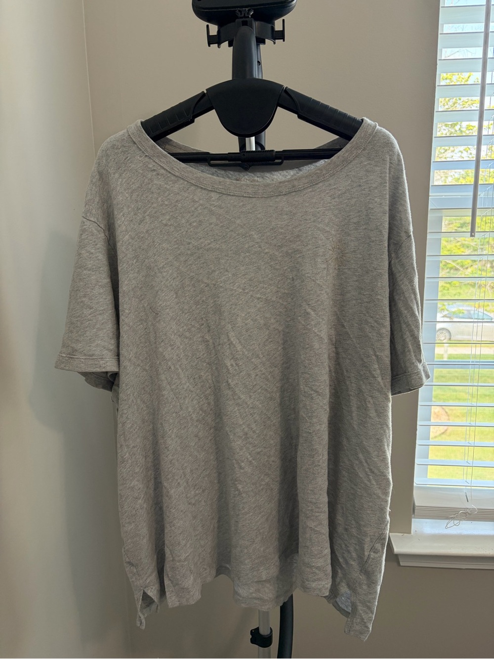 Aerie Heather Gray Short Sleeve and Boxers Sleep Set - Picture 2 of 7